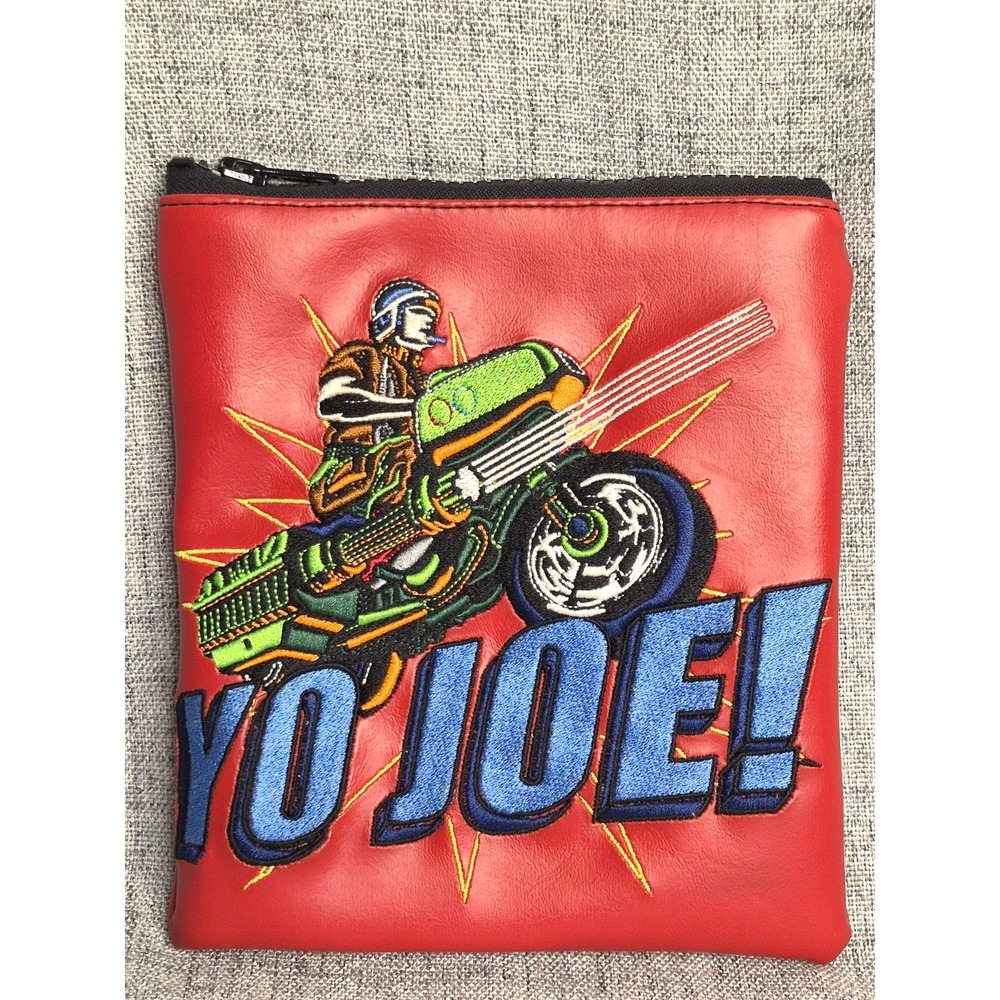 Bettinardi YO JOE! GI Joe Comic RAM Motorcycle Golf Valueables Pouch Red Leather